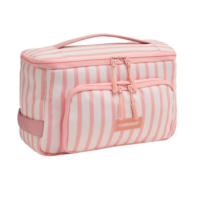 Cabin Max Classic Striped Toiletries Bag in Pink - Pink - Size: One Size