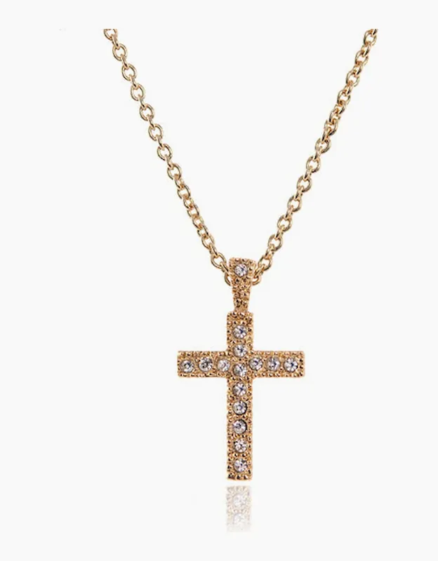 Women's Cachet London Classic Gold Cross Pendant