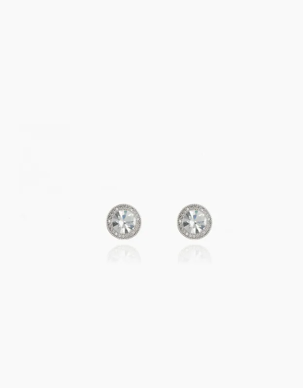 Women's Cachet London Tamar Silver Earrings - Silver/Silver