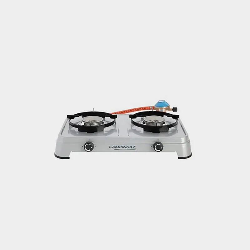 Campingaz Camping Cook CV Double Burner Camping Stove, Silver One Size