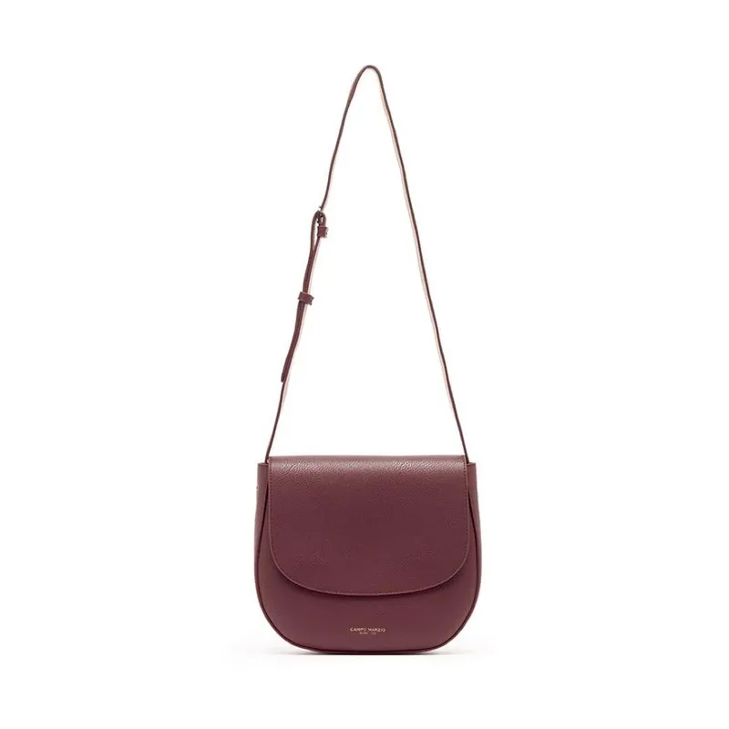 Campo Marzio Women's Kym Saddle Bag in Plum Plum