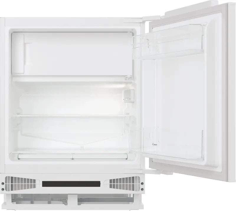 Candy CM4SE68EWK Integrated Under Counter 83cm Fridge - Fixed Door Hinge Kit - White - E Rated, White