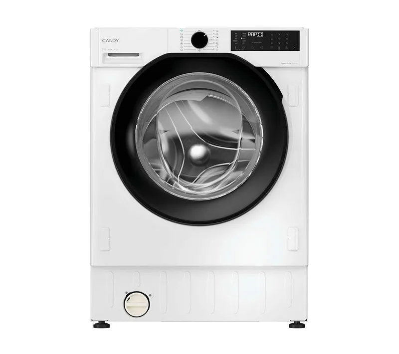 Candy ProWash 400 BC4SD49M6DB8-80 Integrated WiFi-enabled 9 kg 1400 Spin Washing Machine, White,Black