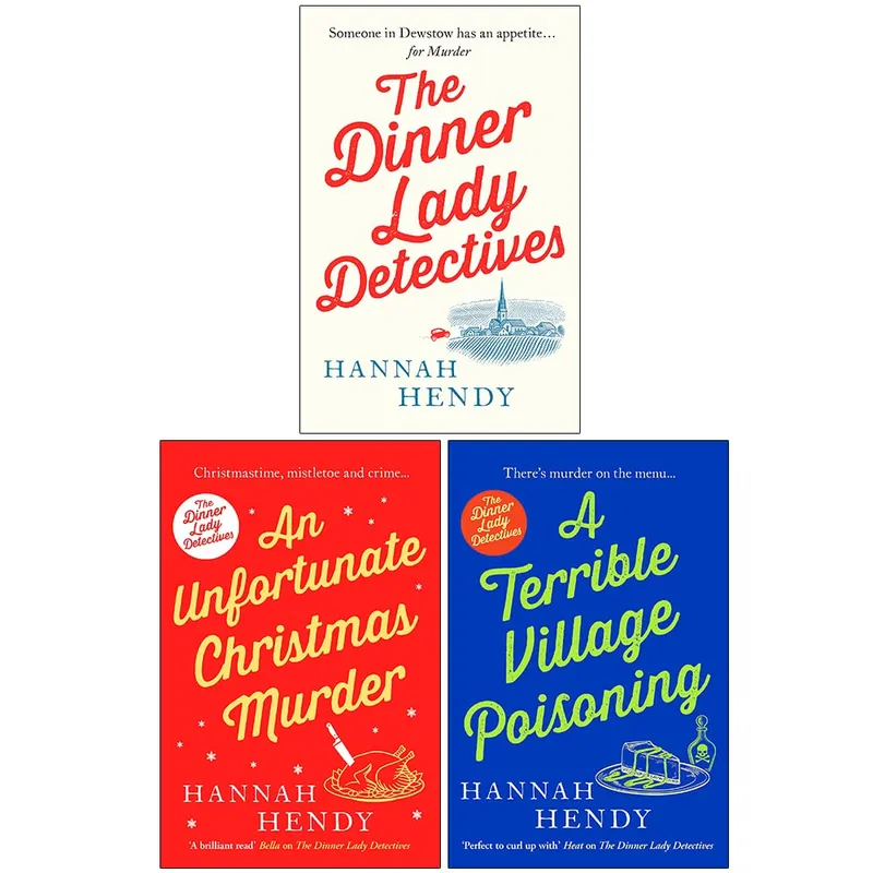 Canelo Ltd. Dinner Lady Detectives 3 Book Set by Hannah Hendy – Cozy Village Mystery Collection
