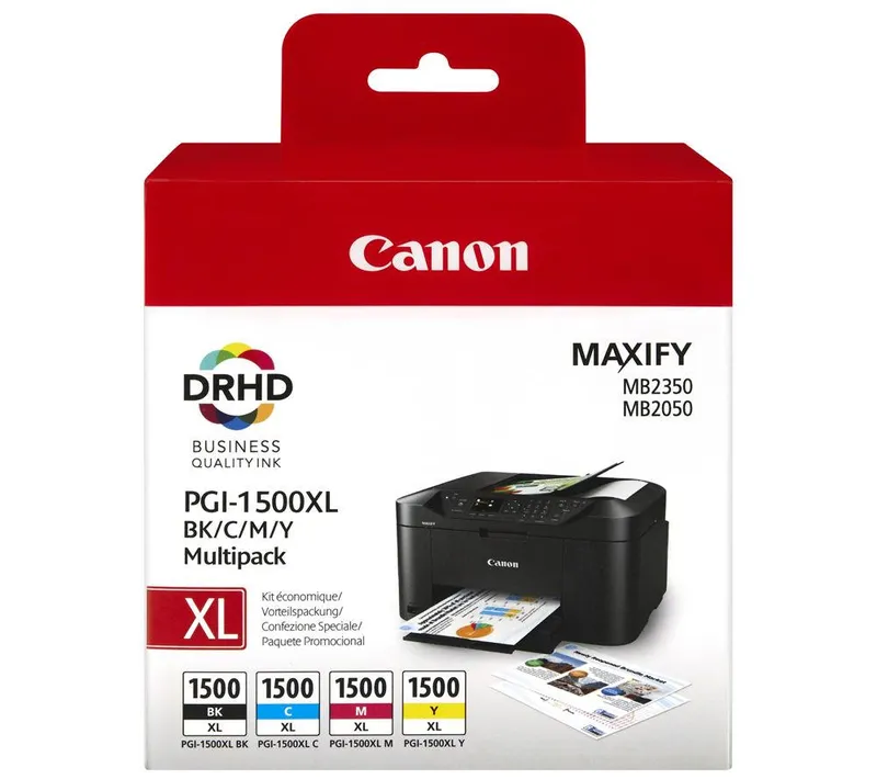 Canon Pgi-1500 Inkjet Cartridge Multipack Cmyk 9218B006