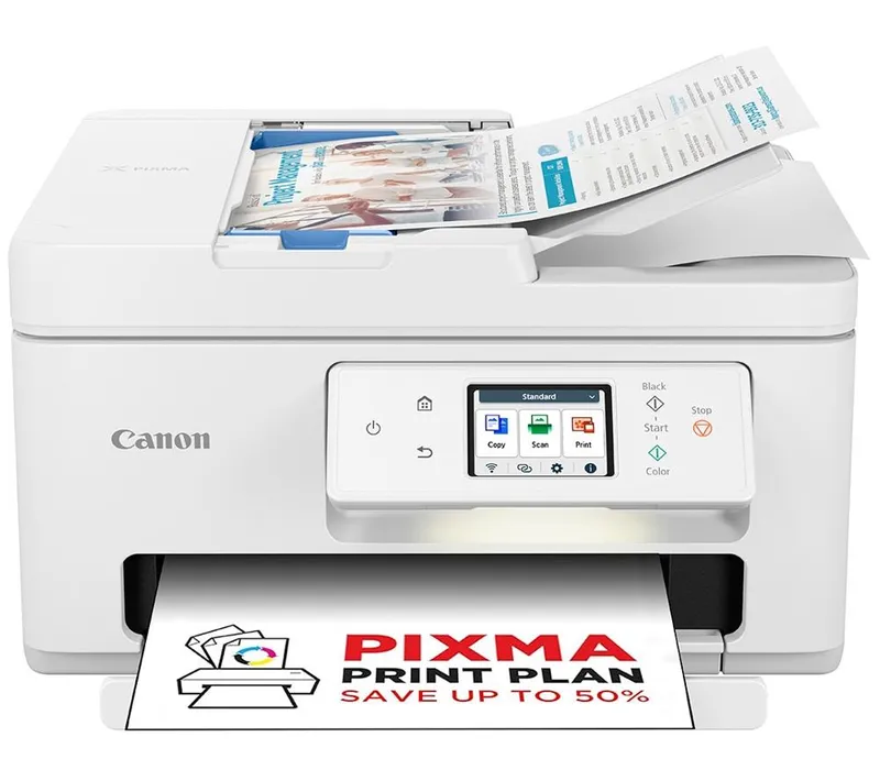 Canon Pixma TS7750i All-in-One Wireless Inkjet Printer, White