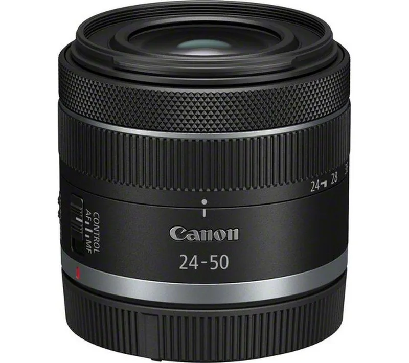 Canon RF 24-50 mm f/4.5-6.3 IS Stm Standard Zoom Lens, Black