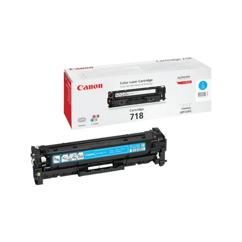 Original Canon 718 Cyan Toner Cartridge