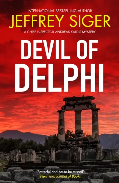 Jeffrey Siger Devil of Delphi Paperback Book Multicolor