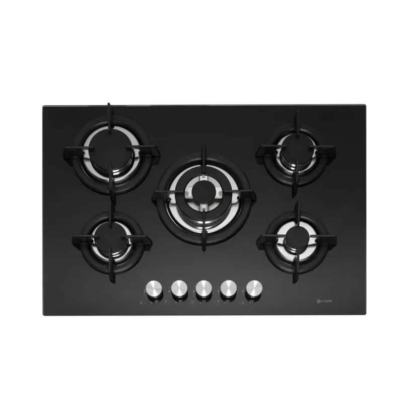 Caple C944G 75cm Wide Black 'Gas on Glass' Gas Hob