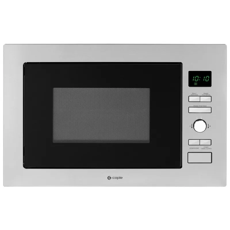 Caple CM130 Classic Built In Microwave & Grill For Tall Housing - Stainless Steel
