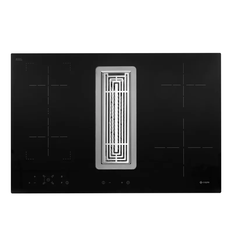 Caple DD780BK 80cm Wide Black Venting Induction Hob