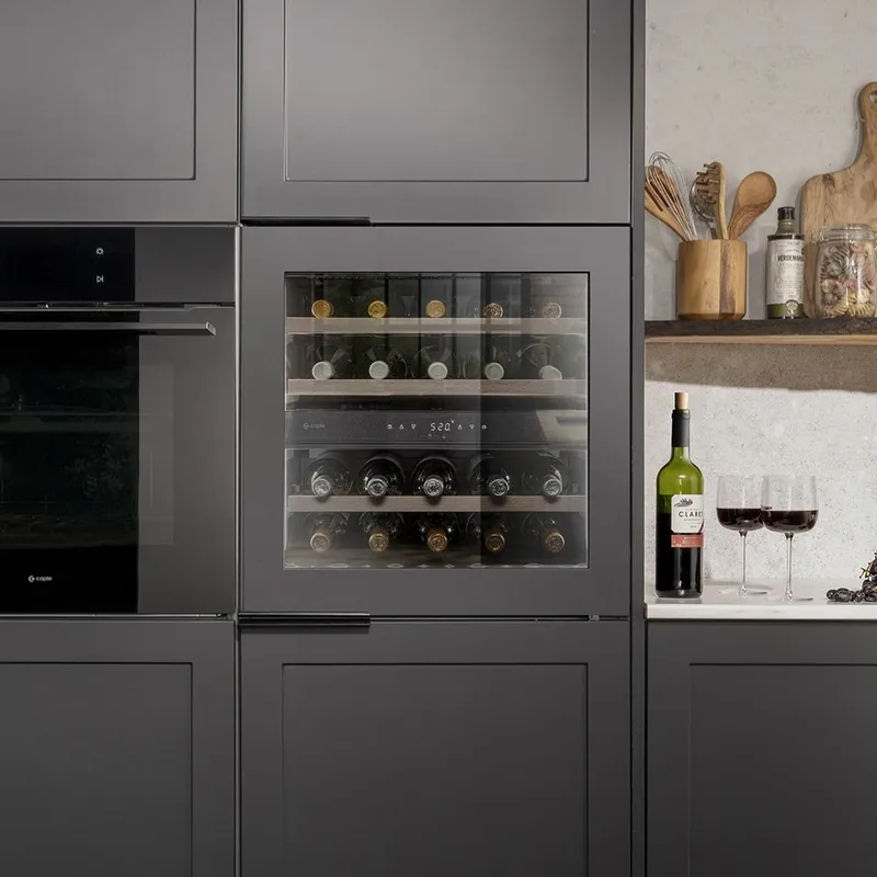 Caple WC6130 60cm Integrated In Column Dual Zone Wine Cooler