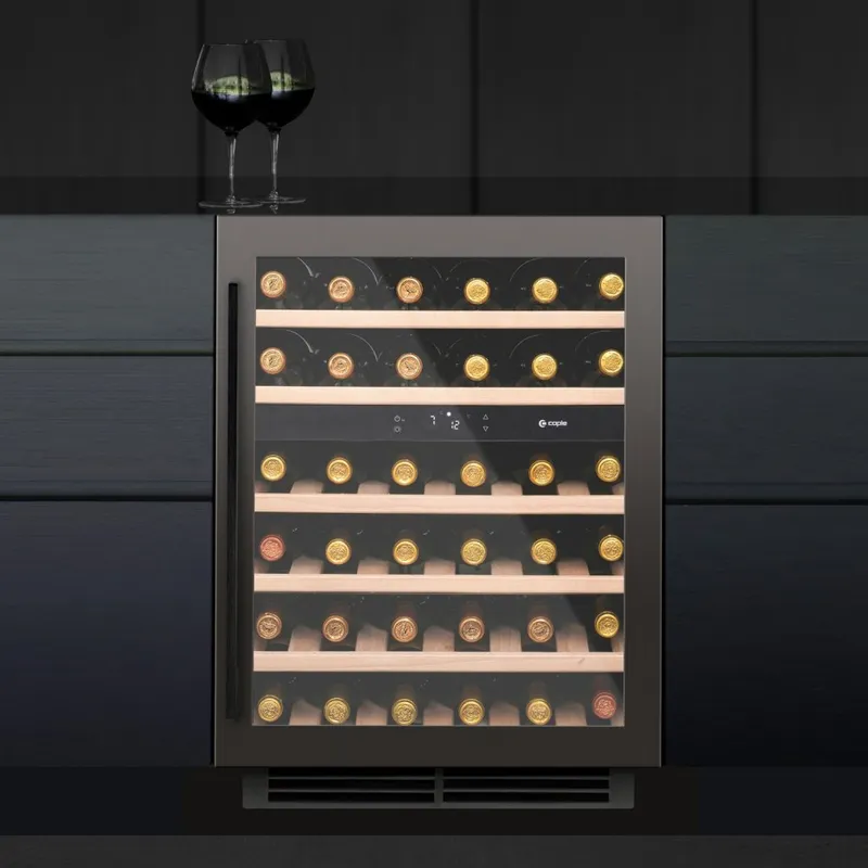 Caple WI6135GM 60cm Undercounter Dual Zone Wine Cooler - Gunmetal