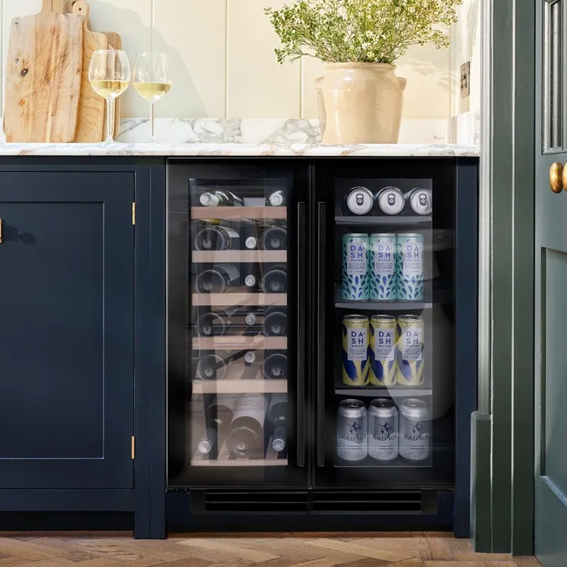 Caple WI6235BG 60cm Undercounter Dual Zone Wine Cooler - Black