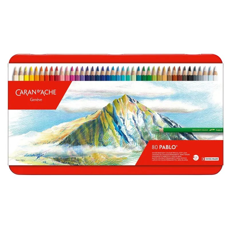 Caran d'Ache : Pablo Coloured Pencil : Set of 80