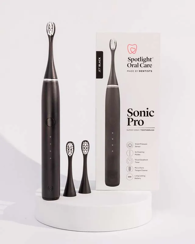 Care+ Spotlight Oral Care Sonic Pro Black