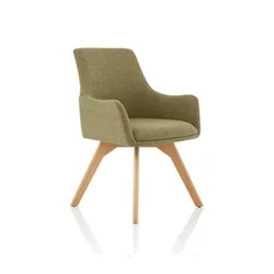 Carmen Bespoke Wire Fabric Wooden Leg Chair