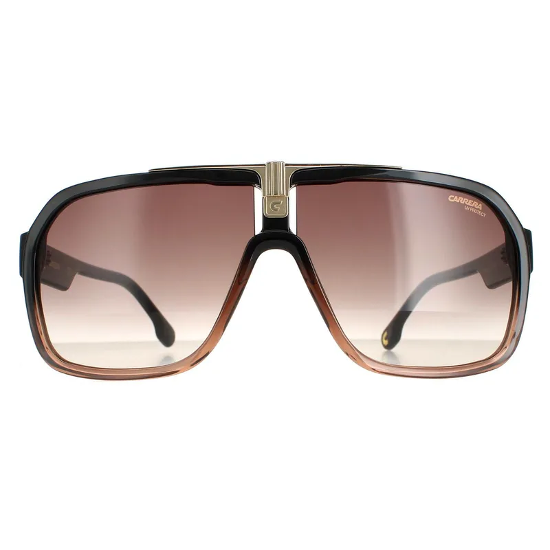 Carrera Men's Aviator Black Brown Brown Gradient 1014/S Black One Size