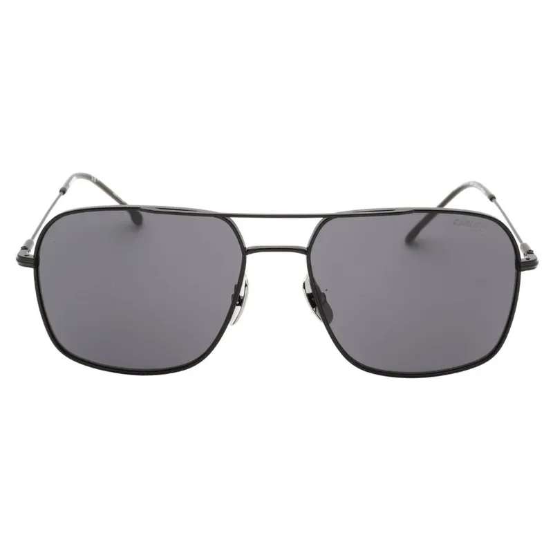 Carrera Unisex Matte Black Frame Grey Lensed Sunglasses - Black - Size: One Size