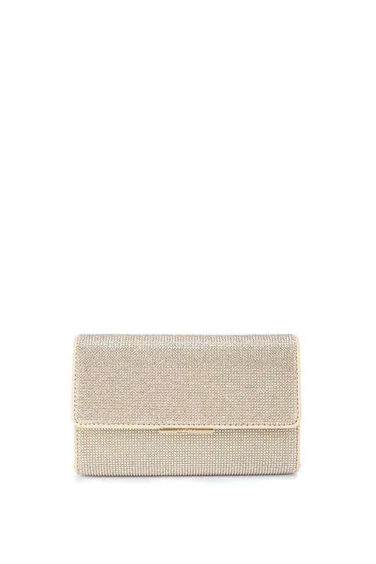 Carvela Women's 'Anna Clutch Bag' in Gold Gold One Size