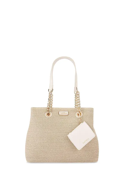 Carvela Women's 'Cammie 3' Bag in Beige Beige