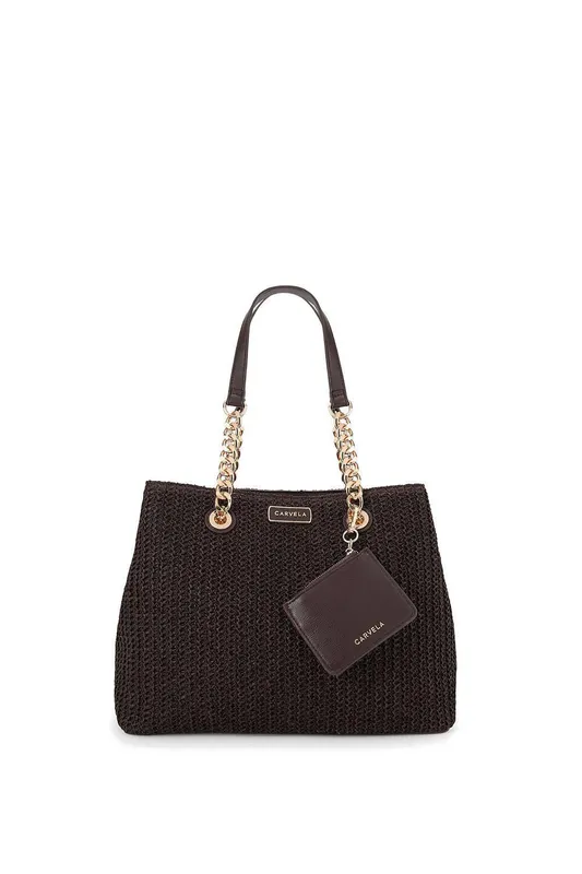 Carvela Women's 'Cammie 3' Bag in Dark Brown Dark Brown