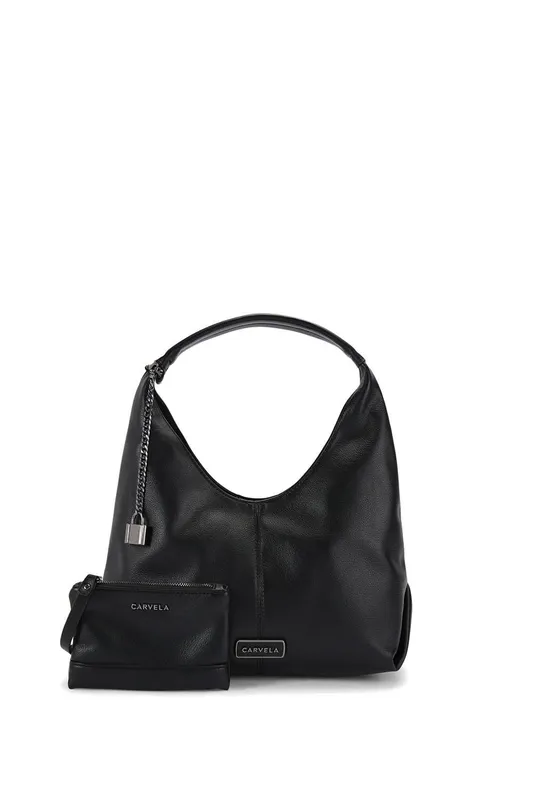 Carvela Women's 'Cassia Mini Hobo' Bag in Black Black One Size