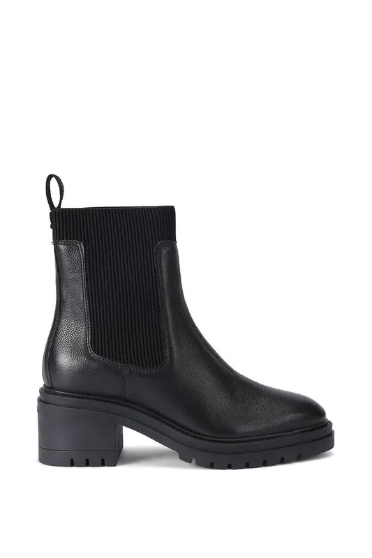 Carvela Women's 'Champion' Leather Boots in Black Size: 3 - Black - Size: 3
