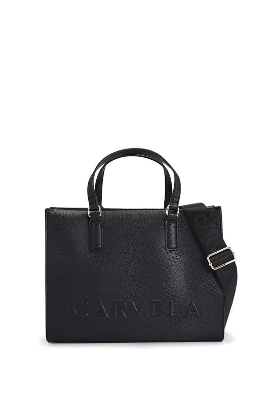 Carvela Women's 'Frame Large Tote' Bag in Black Black