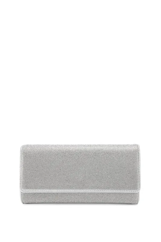 Carvela Women's 'Gemma Clutch' Bag in Silver Silver female
