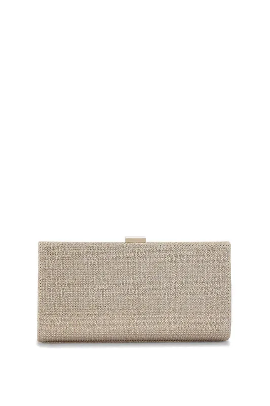 Carvela Women's 'Helena Clutch' Bag in Gold Gold
