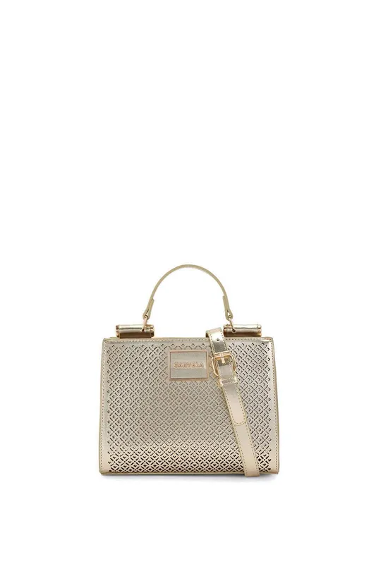 Carvela Women's 'Jessica Laser Mini' Bag in Gold Gold female