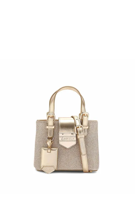 Carvela Women's 'Maria Disco Micro' Bag in Gold Gold