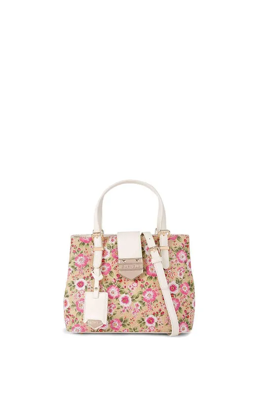 Carvela Women's 'Maria Mini Flower' Bag in Beige - Beige