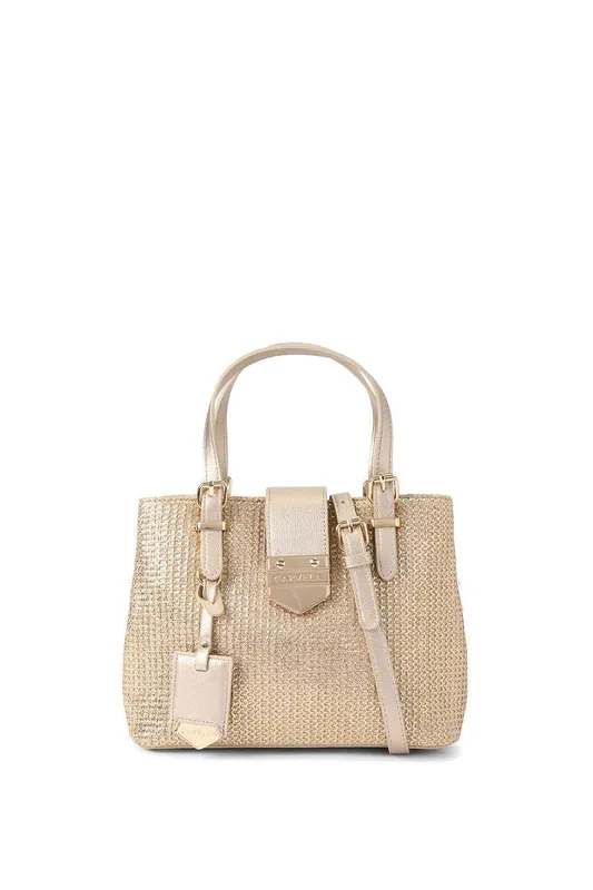 Carvela Women's 'Maria Mini Tote' Bag in Gold Gold