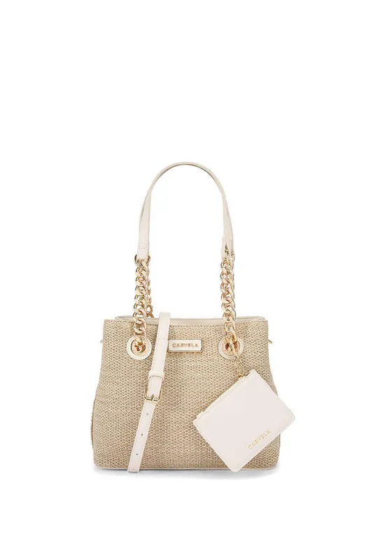 Carvela Women's 'Mini Cammie 3' Bag in Beige Beige female