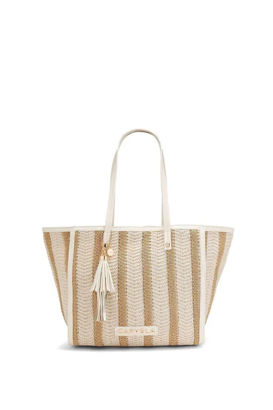 Carvela Women's 'Minori Tote' Bag in Beige - Beige
