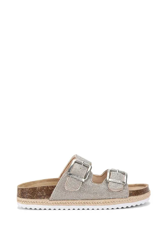 Carvela Women's 'Paradise Jewel' Sandals in Silver Size: 4 - Silver