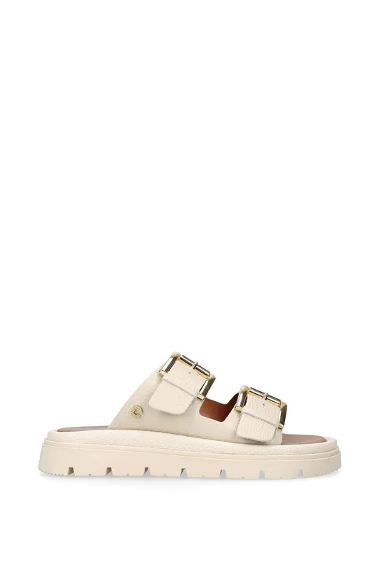 Carvela Women's 'Pavilion' Leather Sandals in Cream Size: 4 - Cream