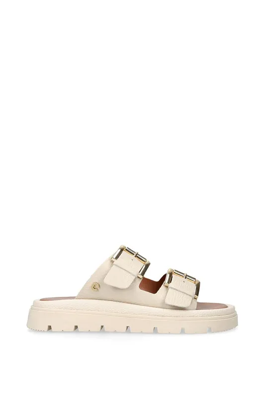 Carvela Women's 'Pavilion' Leather Sandals in Cream Size: 8 - Cream