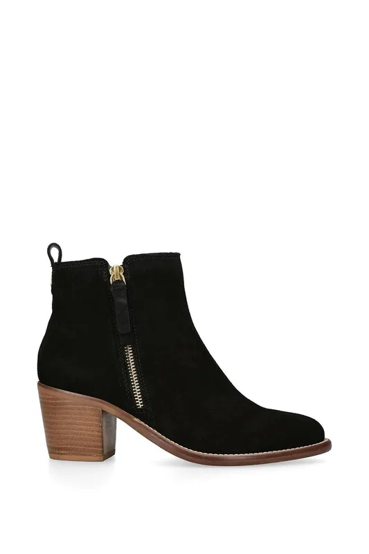 Carvela Women's 'Secil' Suede Boots in Black Size: 8 - Black