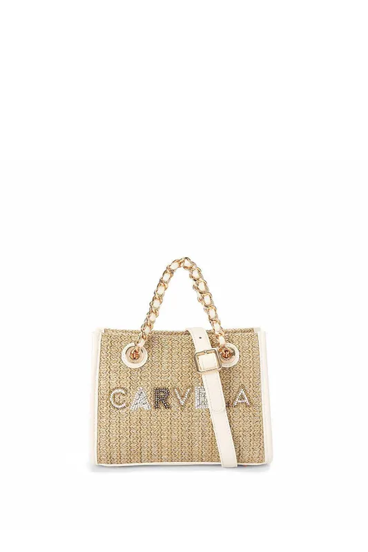 Carvela Women's 'Sorrento Bead Micro' Bag in Beige Beige female