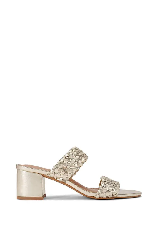 Carvela Women's 'Twisted' Heels in Gold Size: 5 Gold female