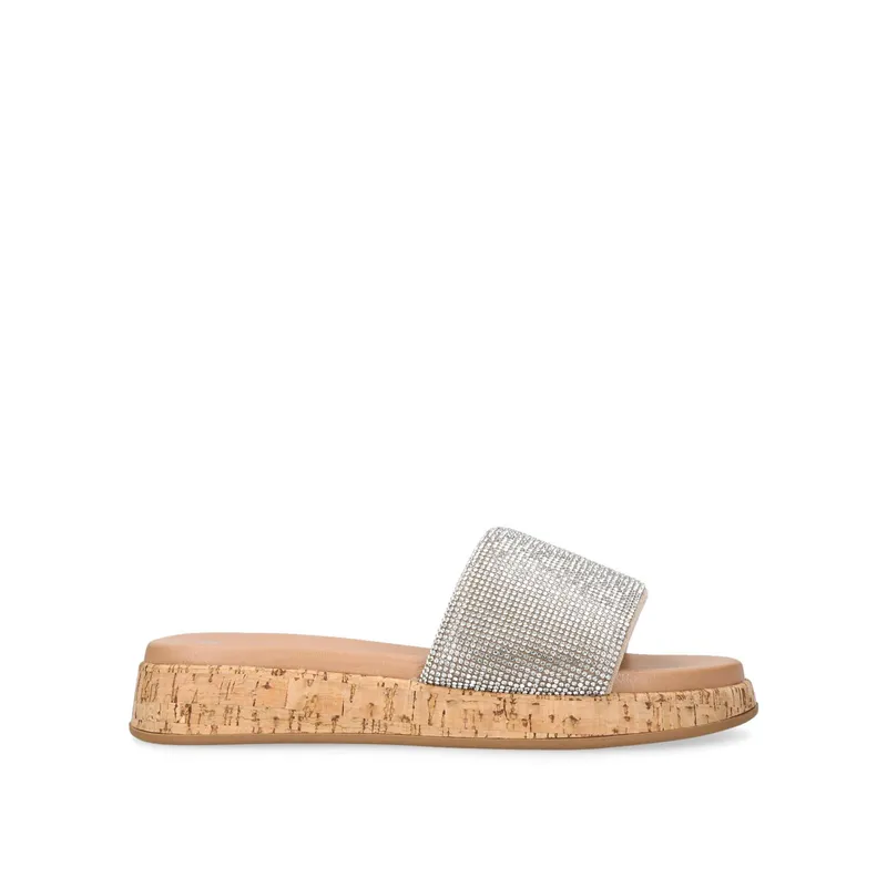 Carvela Womens Cloud Mule Mules - Silver - Size Uk 4