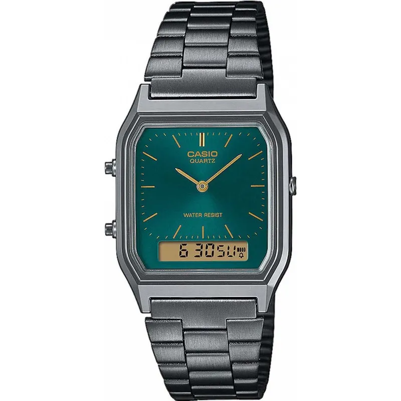Casio Unisex AQ-230EGG-3AEF Collection 39mm Quartz Watch in Dark Grey - Dark Grey