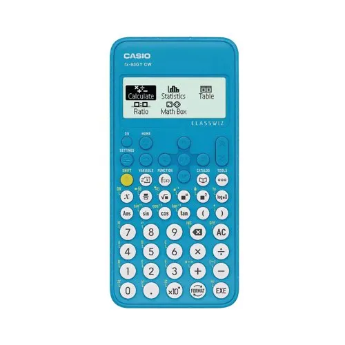 Casio FX-83GTCW Plus Scientific Calculator Blue FX-83GTCW-BU-Wut