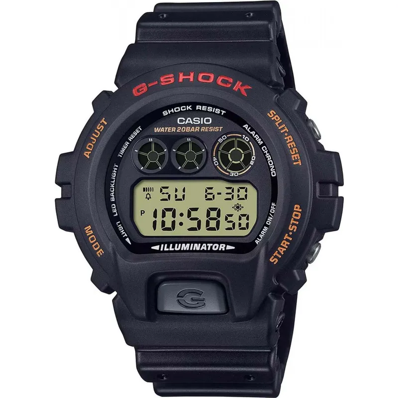 Casio G-Shock Mens Black Digital Display Dial Watch DW-6900UB-9ER