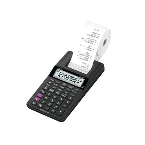 Casio HR-8RCE Printing Calculator Black (Compatible with 58mm rolls)