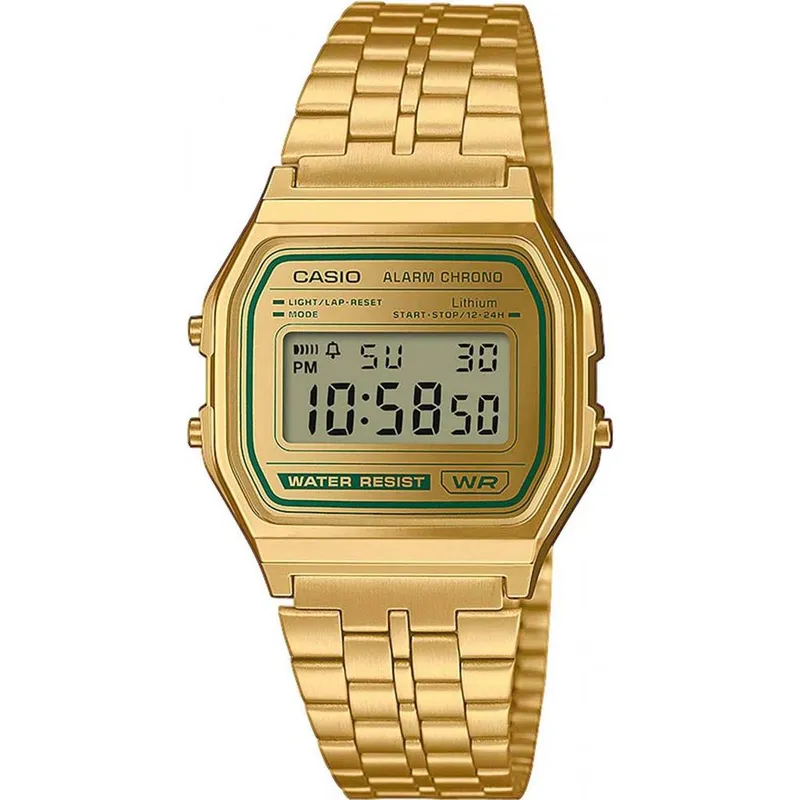Casio Unisex A158WEGV-9AEF Collection 37mm Quartz Watch in Gold - Gold - Size: One Size